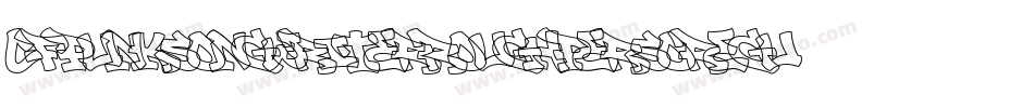 CfPunkSongwriterRoughPersoRegular-voyM字体转换