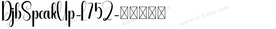 DjbSpeakUp-L75Z字体转换