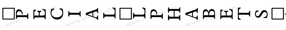 SpecialAlphabetsP11字体转换
