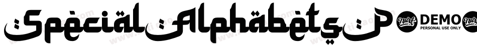 SpecialAlphabetsP05字体转换