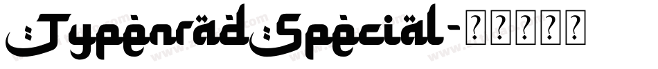 TypenradSpecial字体转换
