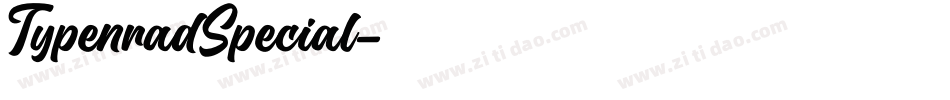 TypenradSpecial字体转换