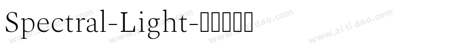 Spectral-Light字体转换
