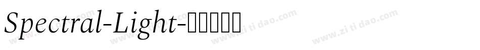 Spectral-Light字体转换