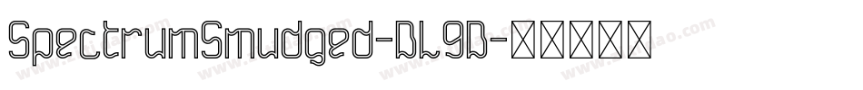 SpectrumSmudged-DL9D字体转换