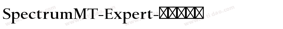 SpectrumMT-Expert字体转换