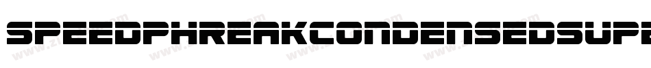 SpeedPhreakCondensedSuperItalic-vmnZM字体转换