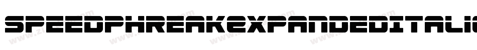 SpeedPhreakExpandedItalic-nRAnP字体转换
