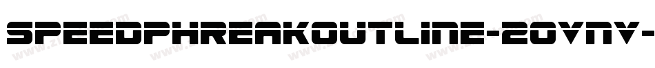 SpeedPhreakOutline-2Ovnv字体转换