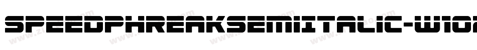 SpeedPhreakSemiItalic-w1o23字体转换 SpeedPhreakSemiItalic-w1o23字体转换