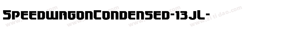 SpeedwagonCondensed-13jL字体转换 SpeedwagonCondensed-13jL字体转换