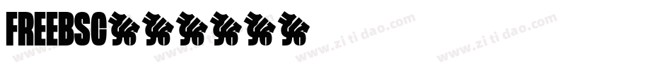 FREEBSC字体转换