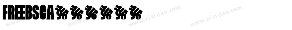 FREEBSCA字体转换