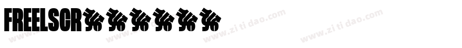 FREELSCR字体转换