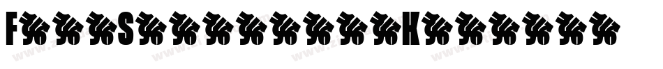 FreeSerif-4aeK字体转换