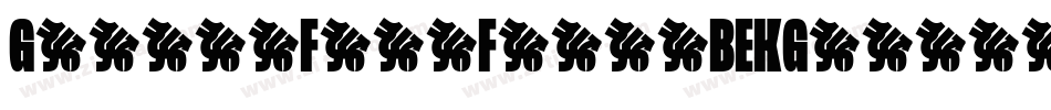 GanggaFreeFont-BEKG字体转换