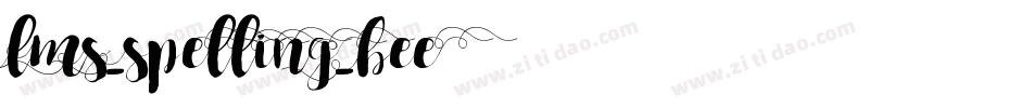 LMS_Spelling_Bee字体转换