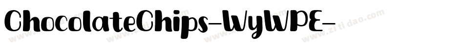 ChocolateChips-WyWPE字体转换