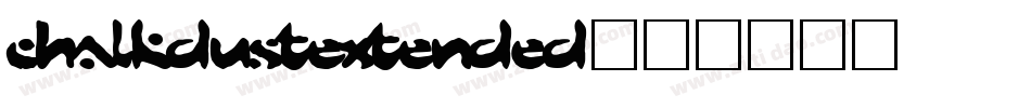 ChalkDustExtended字体转换