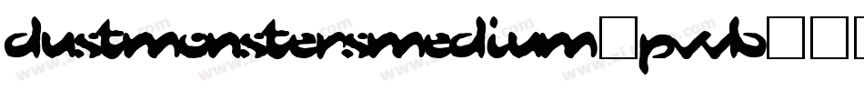DustmonstersMedium-PVvB字体转换