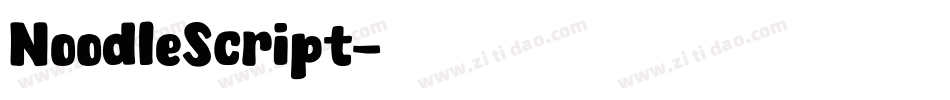 NoodleScript字体转换
