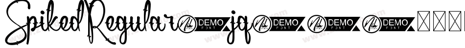 SpikedRegular-jq19字体转换