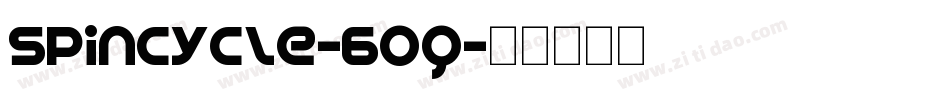 SpinCycle-6oq字体转换