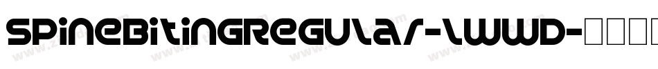 SpinebitingRegular-lwwd字体转换