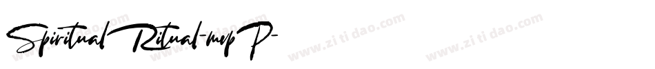 SpiritualRitual-mvpP字体转换