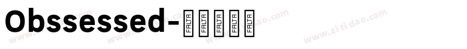 Obssessed字体转换
