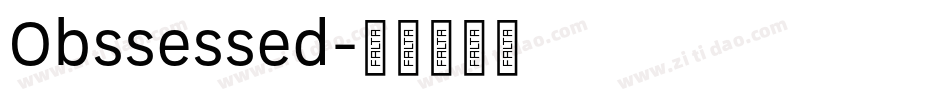 Obssessed字体转换
