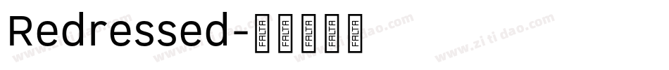 Redressed字体转换