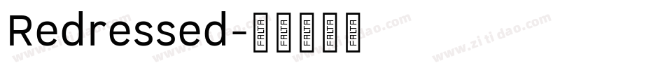 Redressed字体转换