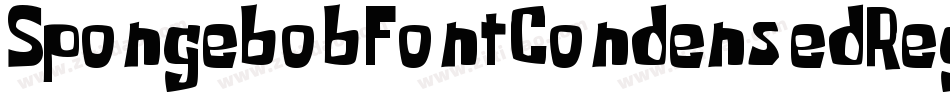 SpongebobFontCondensedRegular-3zZEy字体转换