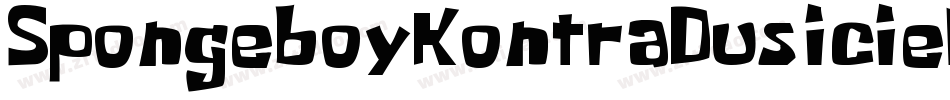 SpongeboyKontraDusiciel-rV1L字体转换