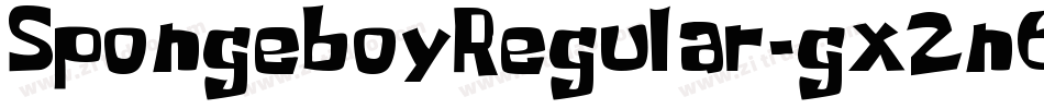 SpongeboyRegular-gx2n6字体转换