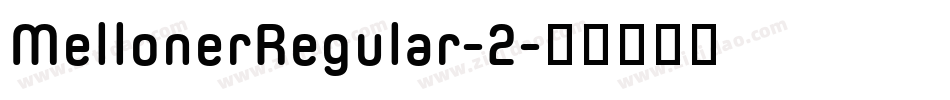 MellonerRegular-2字体转换