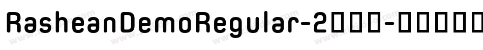 RasheanDemoRegular-2转换器字体转换