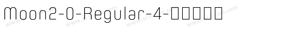 Moon2-0-Regular-4字体转换