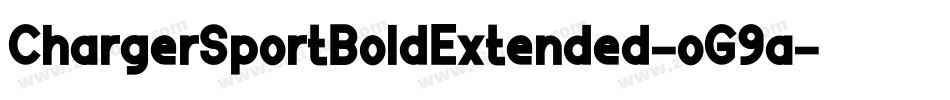 ChargerSportBoldExtended-oG9a字体转换