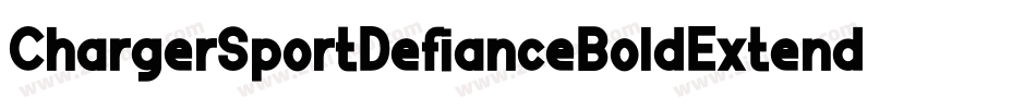 ChargerSportDefianceBoldExtended-OrJ4字体转换