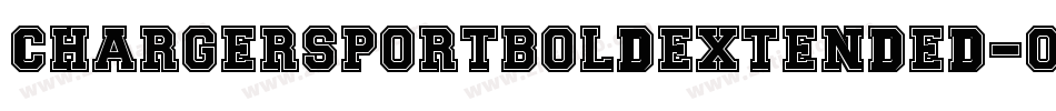ChargerSportBoldExtended-oG9a字体转换