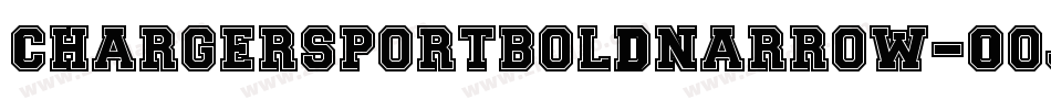 ChargerSportBoldNarrow-0ojR字体转换