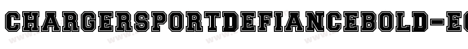 ChargerSportDefianceBold-EgZn字体转换