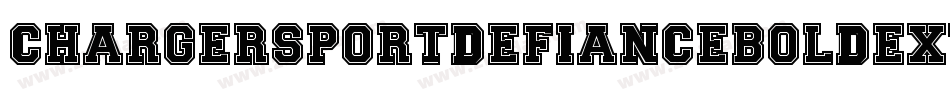 ChargerSportDefianceBoldExtended-OrJ4字体转换