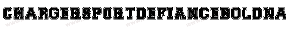 ChargerSportDefianceBoldNarrowOblique-x59K字体转换