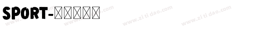 sport字体转换