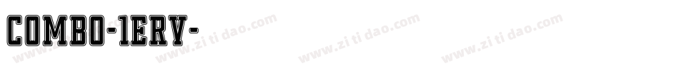 Combo-1erv字体转换