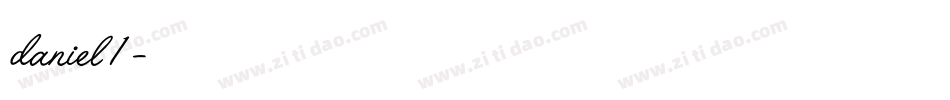 daniel1字体转换