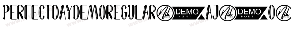 PerfectDayDemoRegular-aj2o字体转换